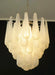 Vintage Murano Transparent Glass Petals Chandelier-DWHOME