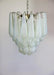 Vintage Murano Transparent Glass Petals Chandelier-DWHOME
