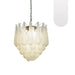 Vintage Murano Transparent Glass Petals Chandelier-DWHOME
