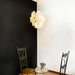 Vintage Murano White Glass Disks Chandelier-DWHOME