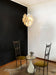 Vintage Murano White Glass Disks Chandelier-DWHOME