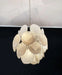 Vintage Murano White Glass Disks Chandelier-DWHOME