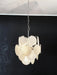 Vintage Murano White Glass Disks Chandelier-DWHOME