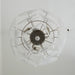 Vintage Murano White Glass Disks Chandelier-DWHOME