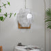 Vintage Murano White Glass Disks Chandelier-DWHOME