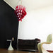 Vintage Red Murano Petals Chandelier-DWHOME