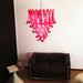 Vintage Red Murano Petals Chandelier-DWHOME