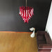 Vintage Red Murano Petals Chandelier-DWHOME
