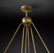 Vintage Round 3 Tier Metal Axis Pendant Chandelier - DWHOME