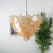 Elegant Gold Murano Disc Chandelier-DWHOME