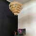Elegant Gold Murano Disc Chandelier-DWHOME