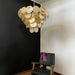 Elegant Gold Murano Disc Chandelier-DWHOME