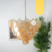 Elegant Gold Murano Disc Chandelier-DWHOME