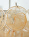 Elegant Gold Murano Disc Chandelier-DWHOME
