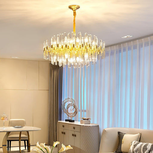 Vintage Antique Brass Chandelier - DWHOME