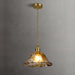 Plafonnier Vintage en Verre Marron - DWHOME