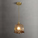 Plafonnier Vintage en Verre Marron - DWHOME