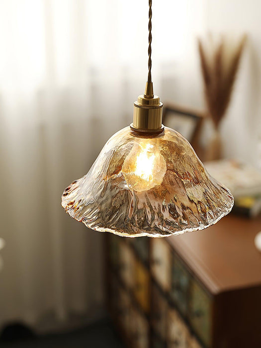 Plafonnier Vintage en Verre Marron - DWHOME