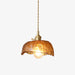 Plafonnier Vintage en Verre Marron - DWHOME