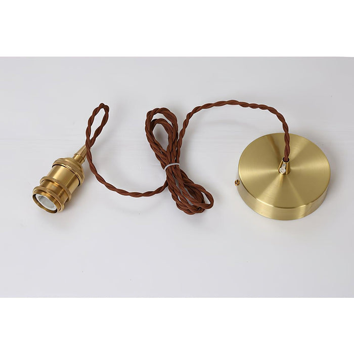 Plafonnier Vintage en Verre Marron - DWHOME