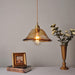 Plafonnier Vintage en Verre Marron - DWHOME