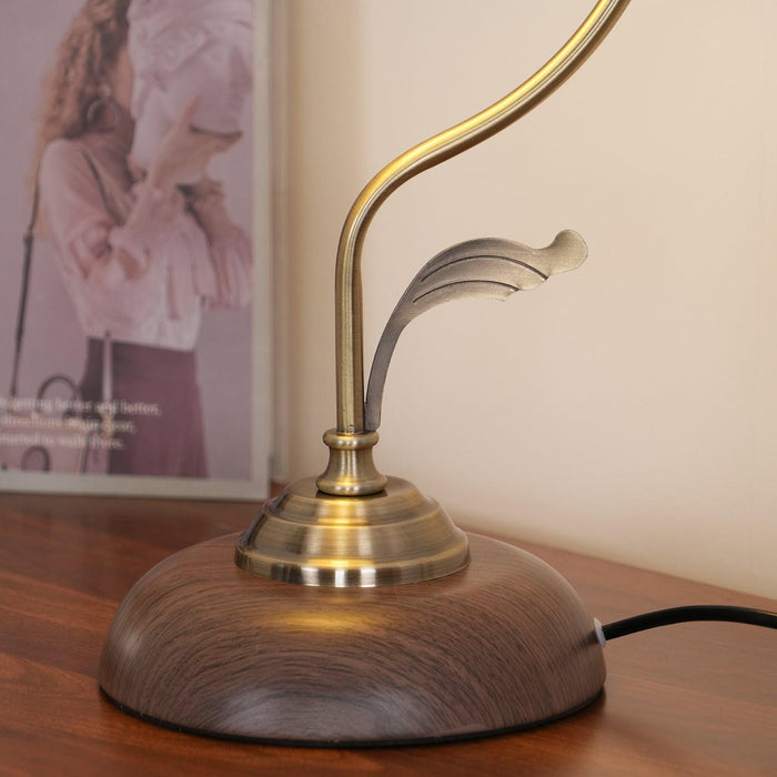 Vintage Laiton Table Lamp-DWHOME