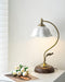 Vintage Laiton Table Lamp-DWHOME