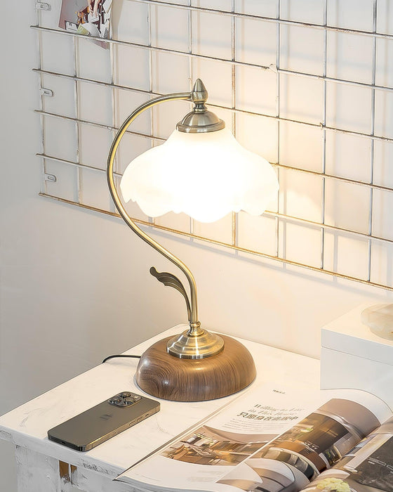 Vintage Laiton Table Lamp-DWHOME