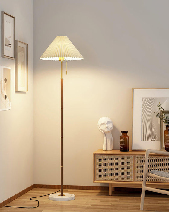 Vintage Pleated Floor Lamp-DWHOME