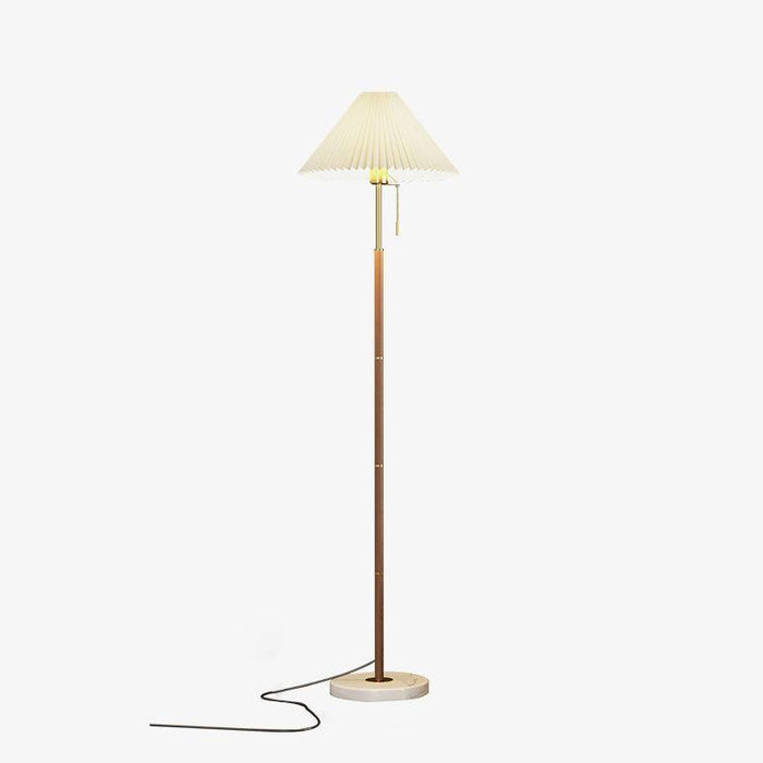 Vintage Pleated Floor Lamp-DWHOME