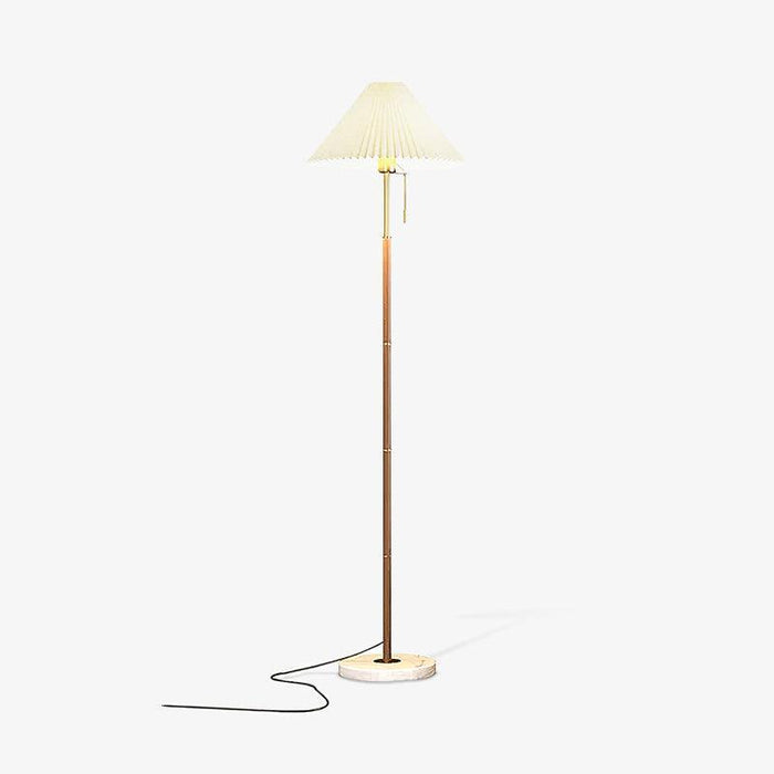 Vintage Pleated Floor Lamp-DWHOME