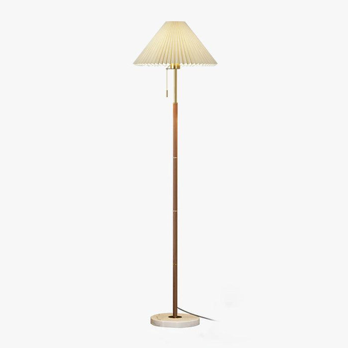 Vintage Pleated Floor Lamp-DWHOME