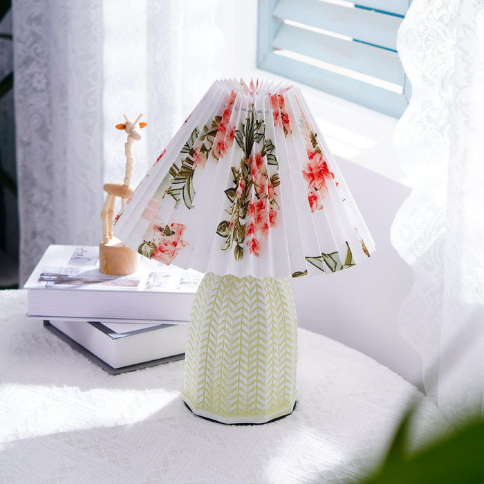 Vintage Pleated Table Lamp - DWHOME