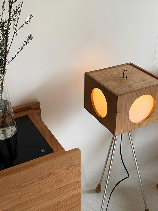 Vintage Tripod Camera Floor Lamp-DWHOME