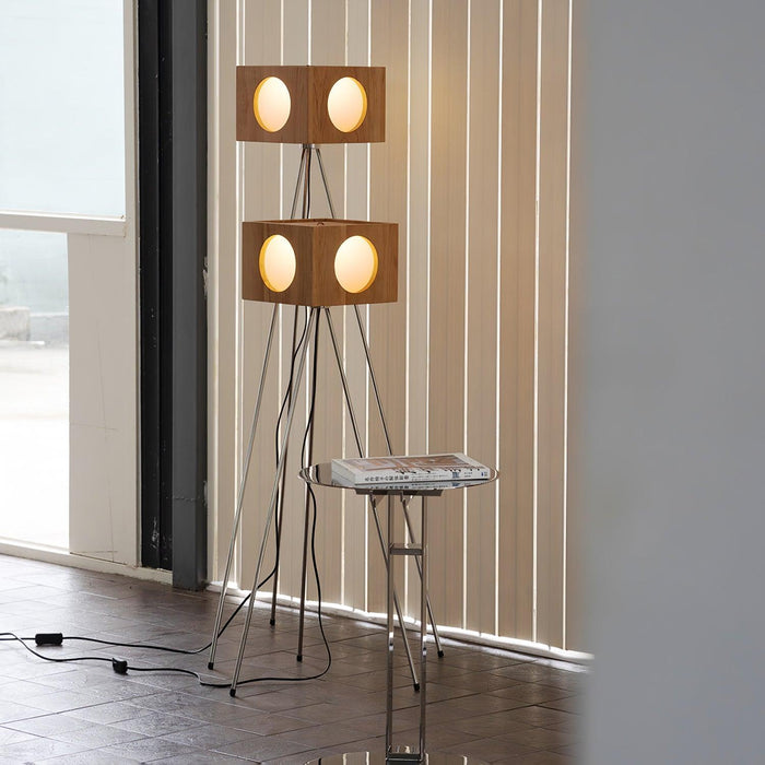 Vintage Tripod Camera Floor Lamp-DWHOME