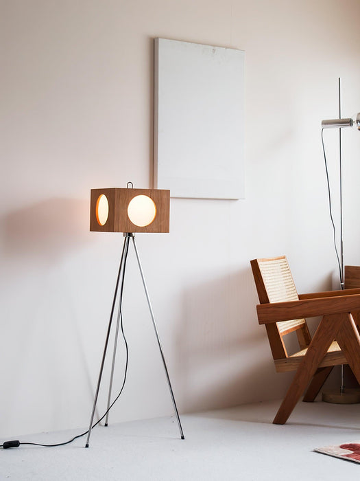 Vintage Tripod Camera Floor Lamp-DWHOME