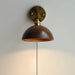 Vintage Wood Plug - in Wall Lamp - Vakkerlight