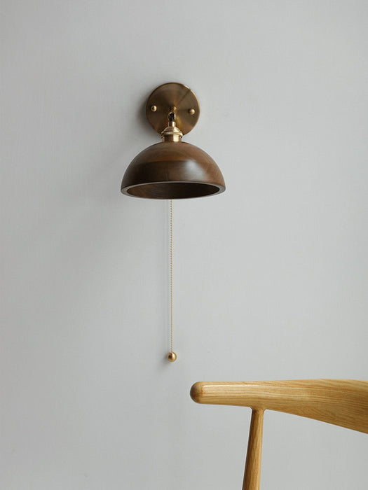 Vintage Wood Plug - in Wall Lamp - Vakkerlight