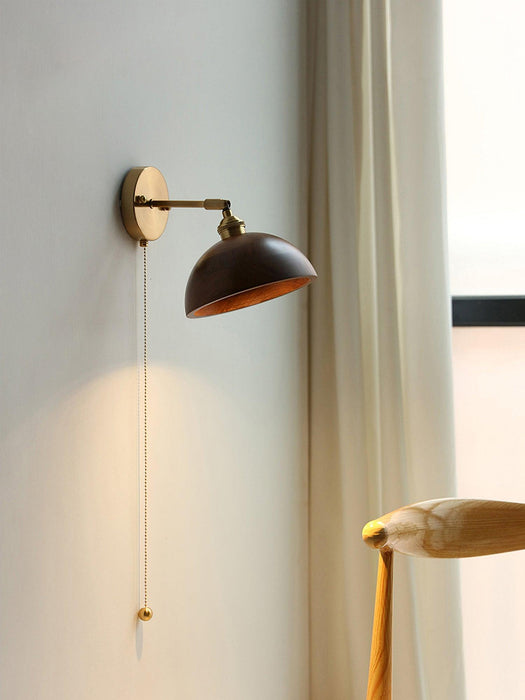 Vintage Wood Plug - in Wall Lamp - Vakkerlight