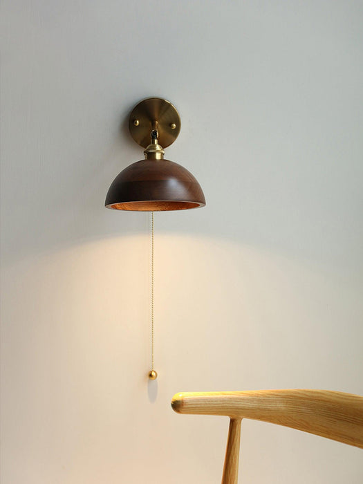 Vintage Wood Plug - in Wall Lamp - Vakkerlight