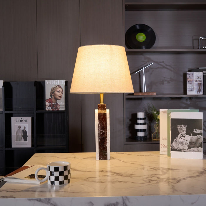 Virello Marble Table Lamp-DWHOME