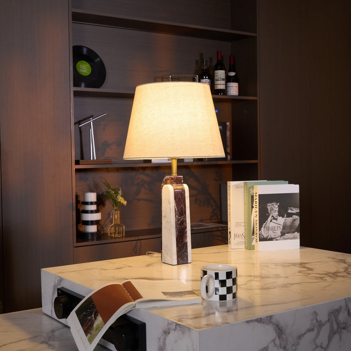 Virello Marble Table Lamp-DWHOME