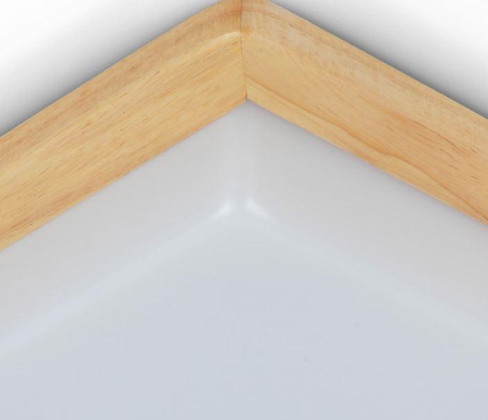 WALBRIDGE Wooden Square Ceiling Lamp - DWHOME