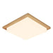 WALBRIDGE Wooden Square Ceiling Lamp - DWHOME