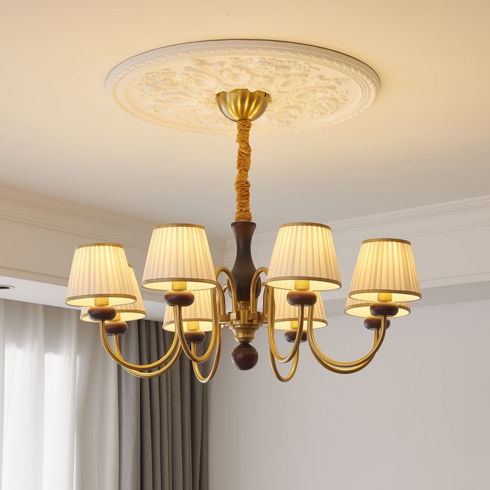 Walden Pleat Chandelier-DWHOME