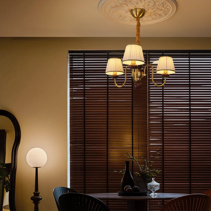 Walden Pleat Chandelier-DWHOME