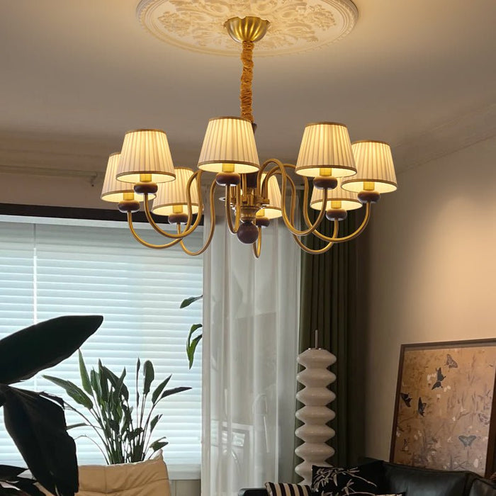 Walden Pleat Chandelier-DWHOME