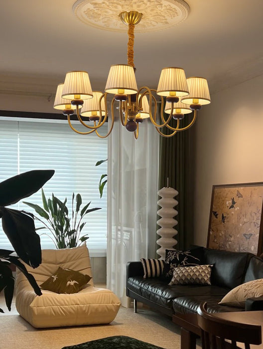 Walden Pleat Chandelier-DWHOME