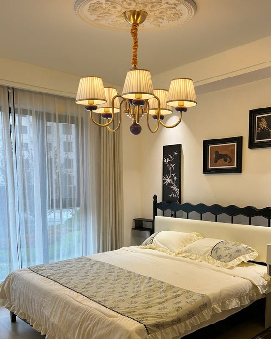 Walden Pleat Chandelier-DWHOME