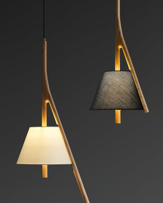 Nanzhi Wood Pendant Lamp-DWHOME